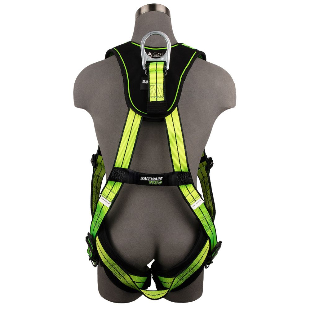 Safewaze FS-FLEX185-2X PRO+ Full Body Harness: 1D, QC Chest, TB Legs, 2X - 2