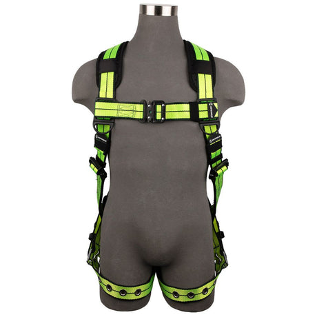 Safewaze FS-FLEX185-XS PRO+ Full Body Harness: 1D, QC Chest, TB Legs, XS