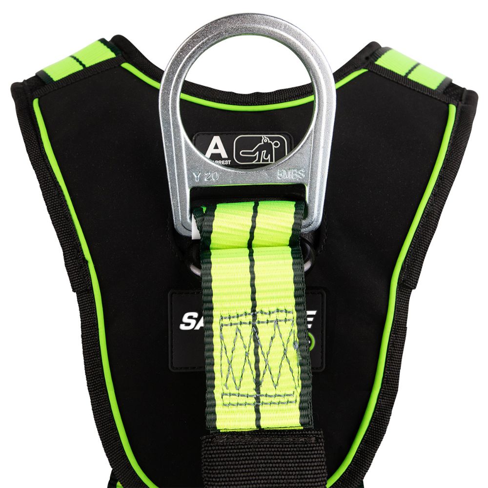 Safewaze FS-FLEX280-2X PRO+ Full Body Harness: 1D, QC Chest/Legs, 2X - 8