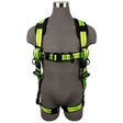 Safewaze FS-FLEX280-FD-2X PRO+ Full Body Harness: 1D, QC Chest, FD, QC Legs, 2X