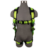 Safewaze FS-FLEX280-FD-3X PRO+ Full Body Harness: 1D, QC Chest, FD, QC Legs, 3X