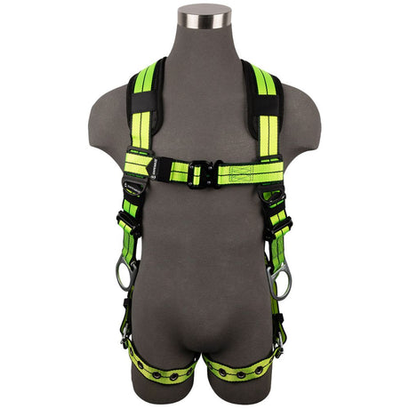 Safewaze FS-FLEX285-2X PRO+ Full Body Harness: 3D, QC Chest, TB Legs, 2X