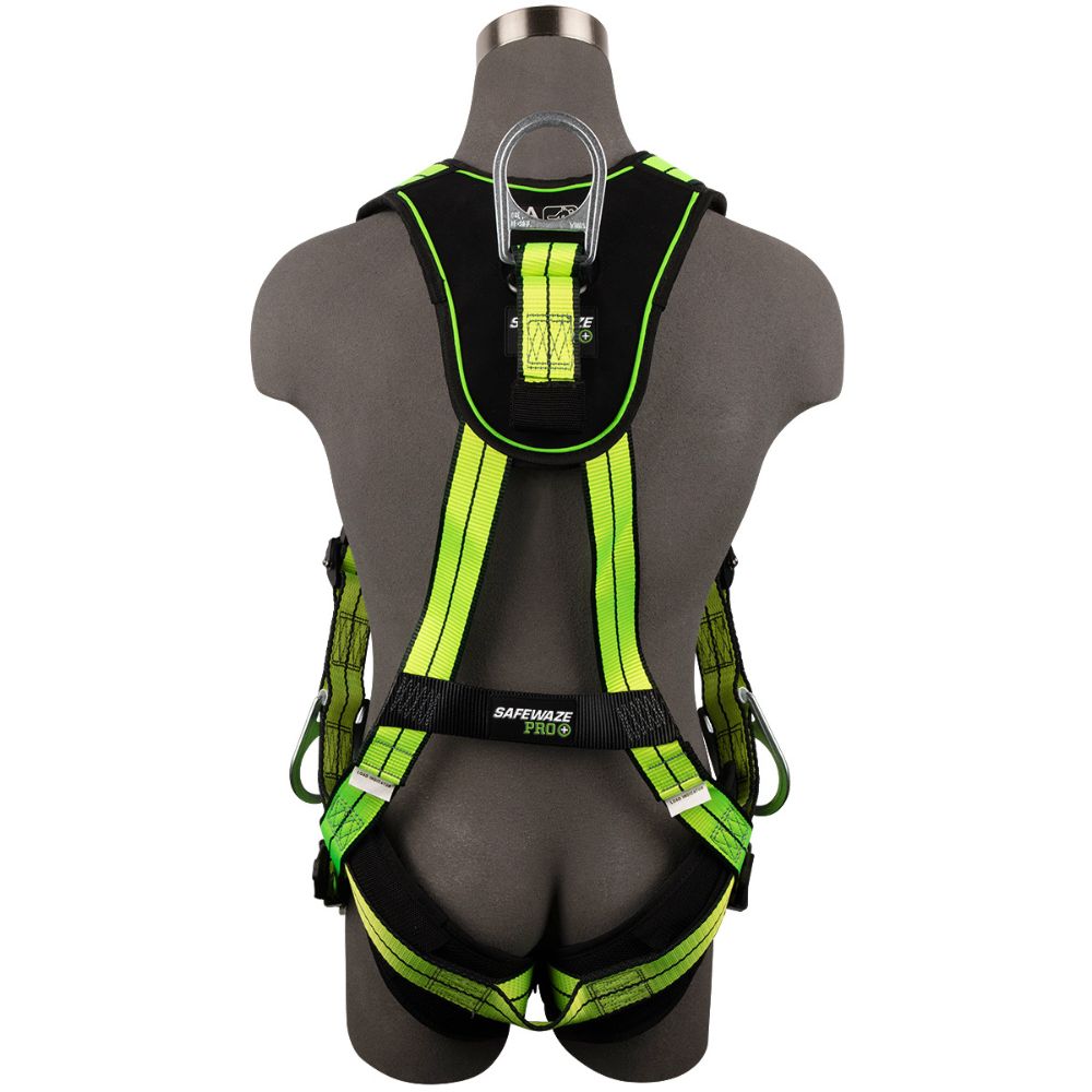 Safewaze FS-FLEX285-3X PRO+ Full Body Harness: 3D, QC Chest, TB Legs, 3X - 2