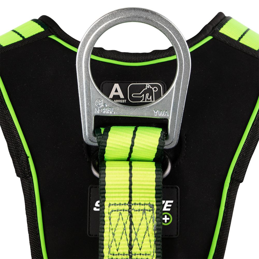 Safewaze FS-FLEX285-3X PRO+ Full Body Harness: 3D, QC Chest, TB Legs, 3X - 6