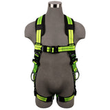 Safewaze FS-FLEX285-QC-2X PRO+ Full Body Harness: 3D, QC Chest/Legs, 2X