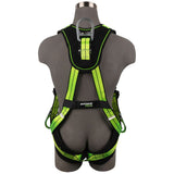 Safewaze FS-FLEX285-QC-2X PRO+ Full Body Harness: 3D, QC Chest/Legs, 2X - 2