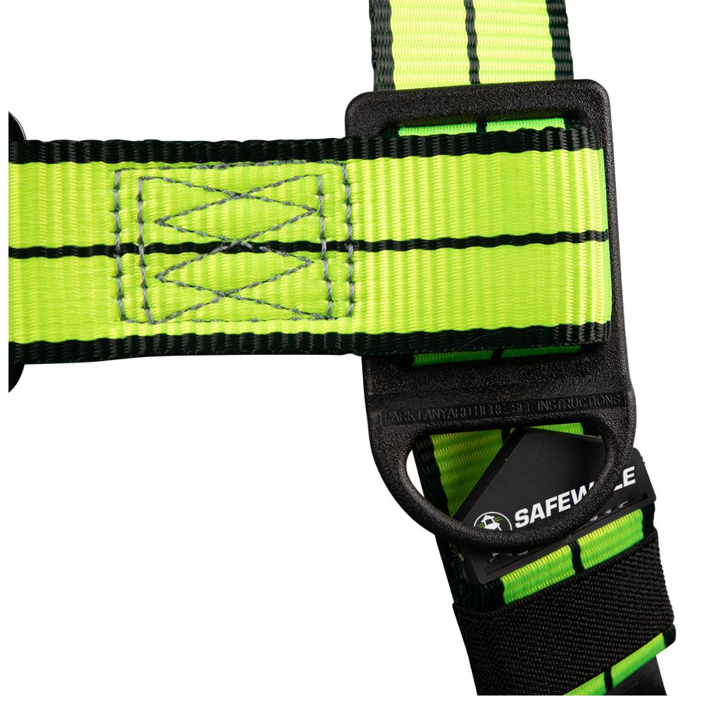 Safewaze FS-FLEX285-QC-2X PRO+ Full Body Harness: 3D, QC Chest/Legs, 2X - 4