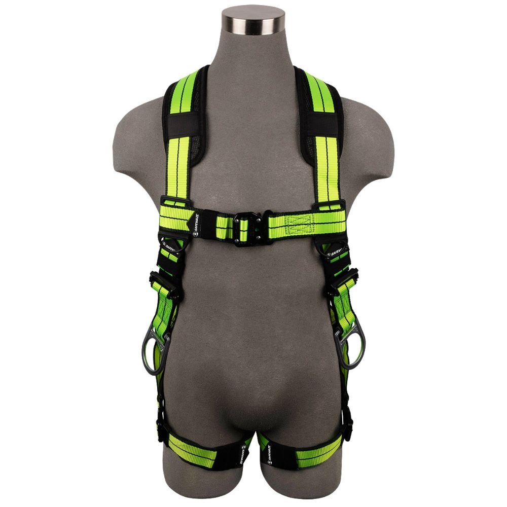 Safewaze FS-FLEX285-QC-3X PRO+ Full Body Harness: 3D, QC Chest/Legs, 3X