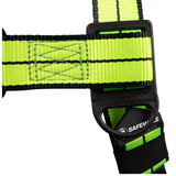 Safewaze FS-FLEX285-QC-3X PRO+ Full Body Harness: 3D, QC Chest/Legs, 3X - 4