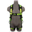 Safewaze FS-FLEX285-QC-L/XL PRO+ Full Body Harness: 3D, QC Chest/Legs, L/XL