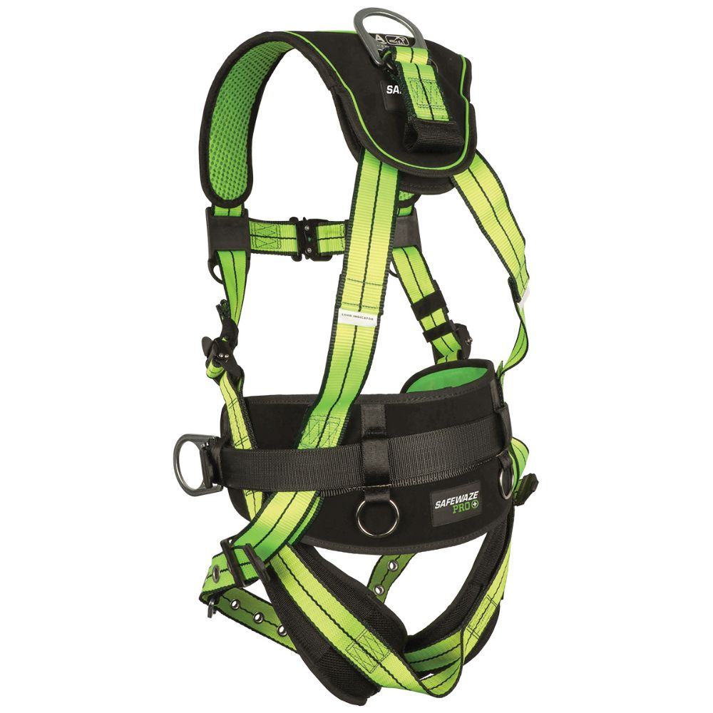 Safewaze FS-FLEX360-2X PRO+ Construction Harness: 3D, QC Chest, TB Legs, 2X - 2