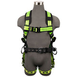 Safewaze FS-FLEX360-2X PRO+ Construction Harness: 3D, QC Chest, TB Legs, 2X - 3