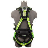 Safewaze FS-FLEX360-2X PRO+ Construction Harness: 3D, QC Chest, TB Legs, 2X - 4