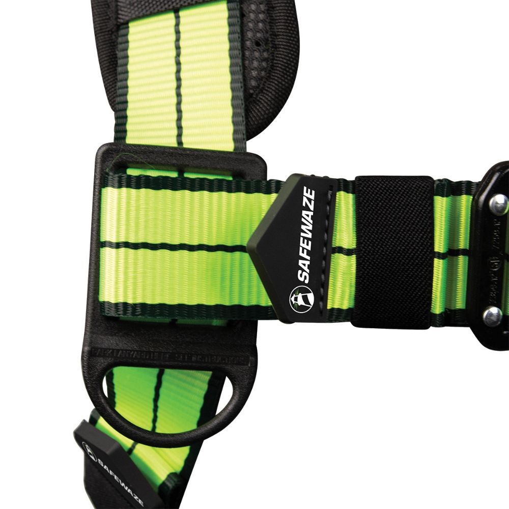 Safewaze FS-FLEX360-2X PRO+ Construction Harness: 3D, QC Chest, TB Legs, 2X - 5