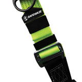 Safewaze FS-HIVIS185-2X Reflective Full Body Harness: 1D, MB Chest, TB Legs, 2X - 5