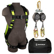 Safewaze FS144-S/M PRO Bag Combo: FS185-S/M Harness, FS-FSP14075-W SRL, FS8125 Bag, S/M