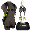 Safewaze FS144-S/M PRO Bag Combo: FS185-S/M Harness, FS-FSP14075-W SRL, FS8125 Bag, S/M