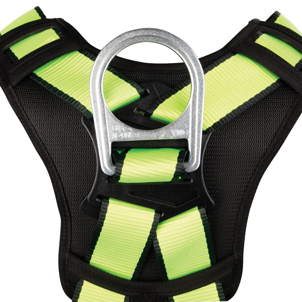 Safewaze FS160-2X PRO Construction Harness: 3D, MB Chest, TB Legs, 2X - 3