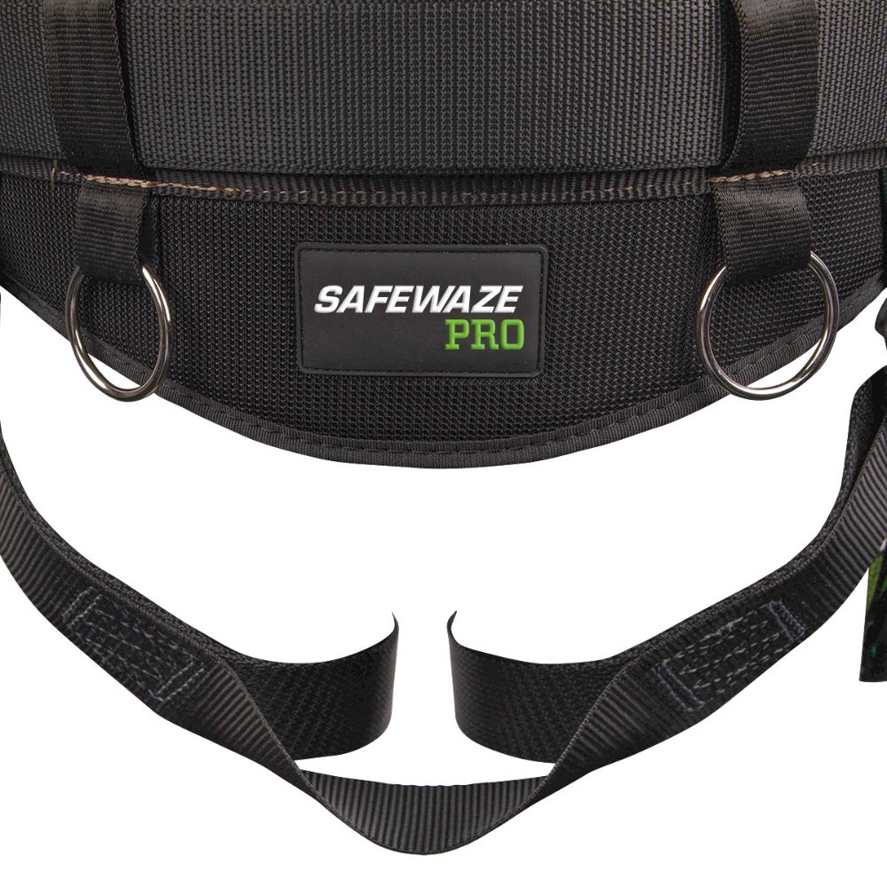 Safewaze FS160-2X PRO Construction Harness: 3D, MB Chest, TB Legs, 2X - 4