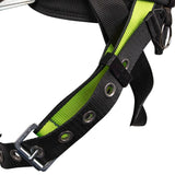 Safewaze FS160-2X PRO Construction Harness: 3D, MB Chest, TB Legs, 2X - 8