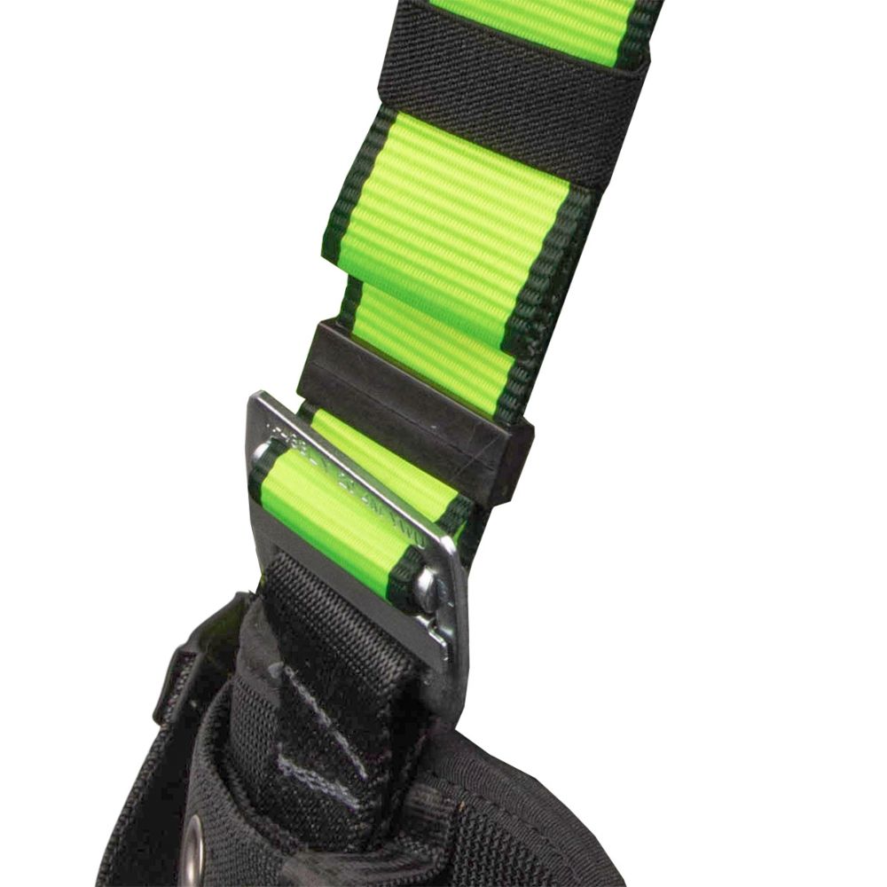 Safewaze FS170-3X PRO Construction Harness: 3D, MB Chest, TB Legs, 3X - 4