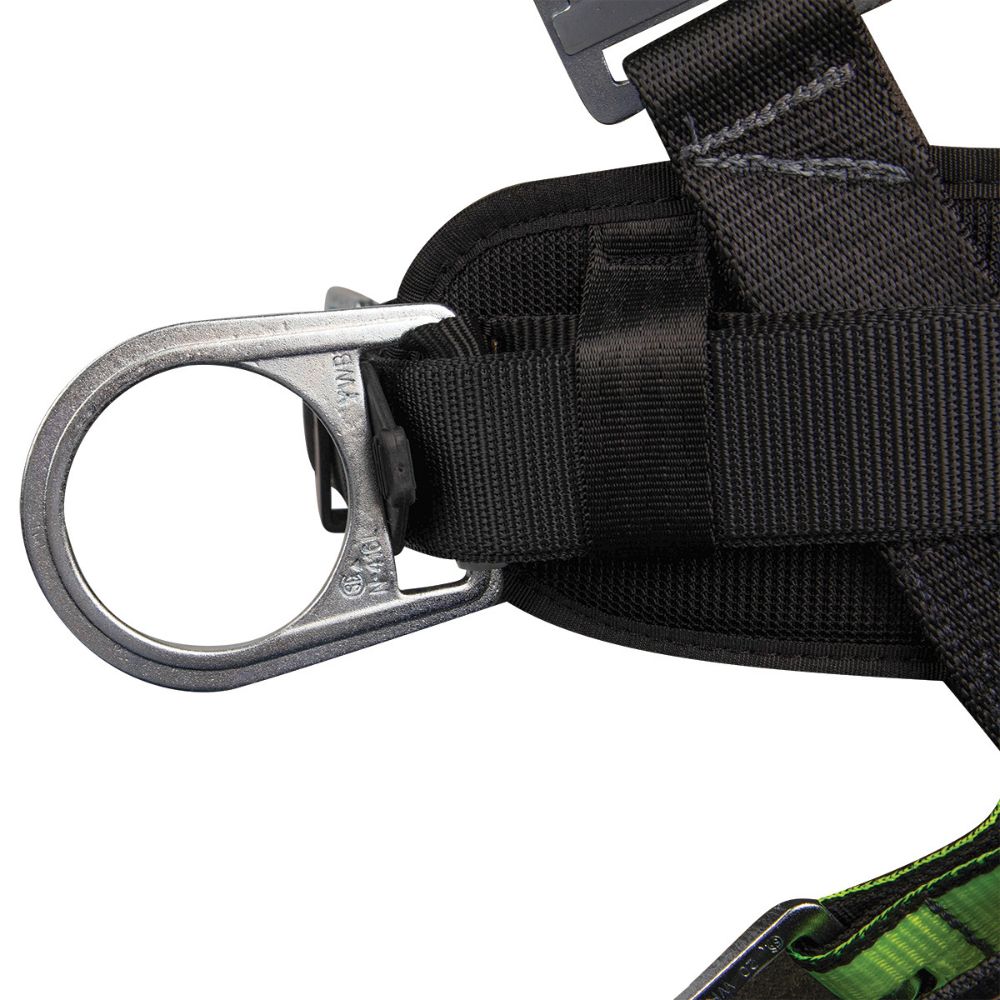 Safewaze FS170-3X PRO Construction Harness: 3D, MB Chest, TB Legs, 3X - 5