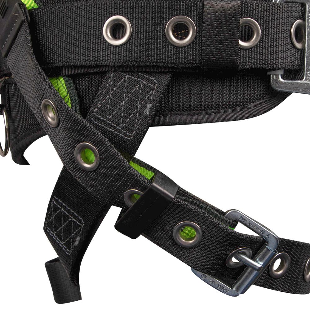 Safewaze FS170-L Pro Construction Harness, Fixed Waist Pad: 3D, Mb Chest, Tb Legs - 6