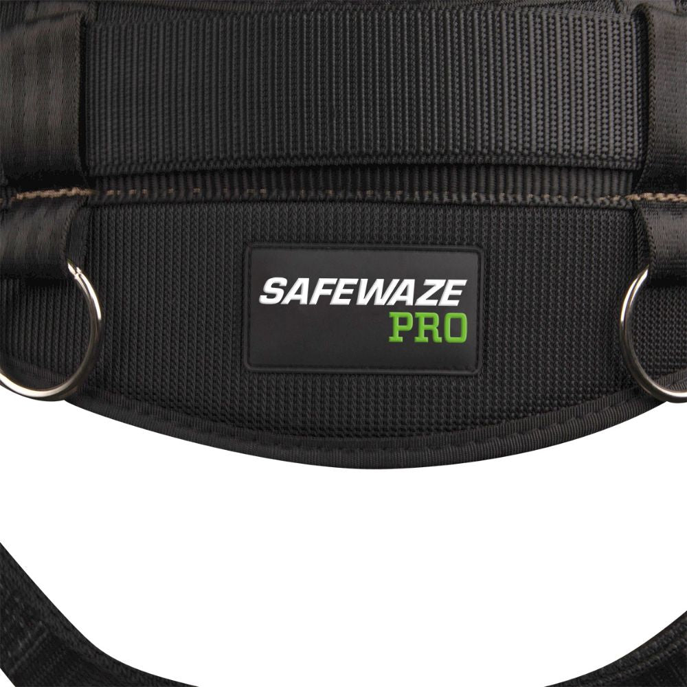 Safewaze FS170-L Pro Construction Harness, Fixed Waist Pad: 3D, Mb Chest, Tb Legs - 7