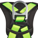 Safewaze FS170-L Pro Construction Harness, Fixed Waist Pad: 3D, Mb Chest, Tb Legs - 8