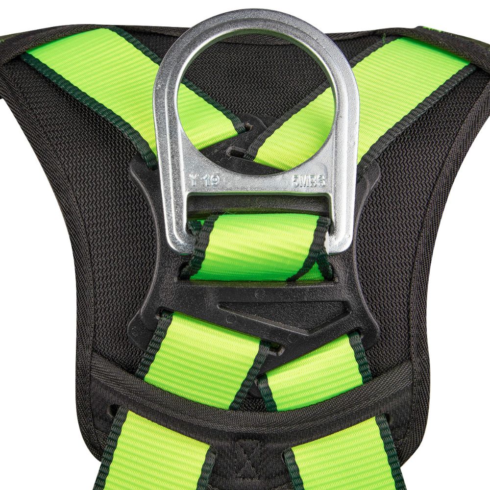 Safewaze FS170-M Pro Construction Harness, Fixed Waist Pad: 3D, Mb Chest, Tb Legs - 8