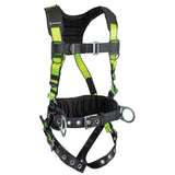 Safewaze FS170DL-2X PRO Construction Harness: 3D, Dorsal Link, MB Chest, TB Legs, 2X - 3