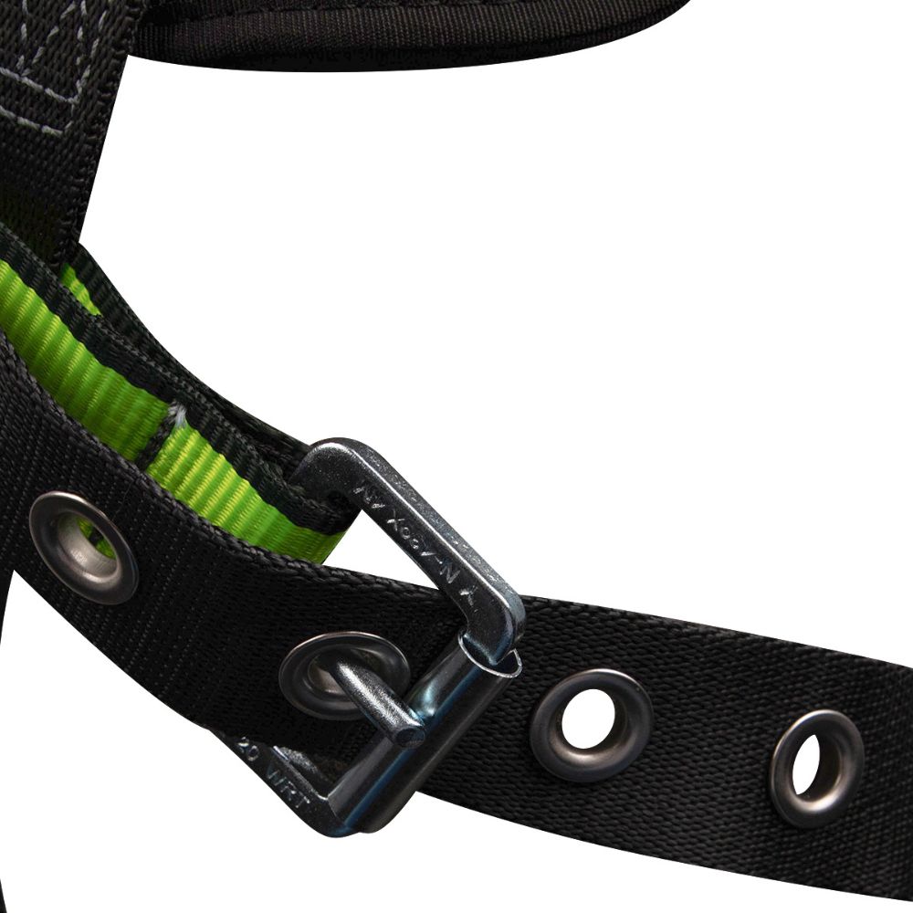 Safewaze FS170DL-2X PRO Construction Harness: 3D, Dorsal Link, MB Chest, TB Legs, 2X - 7