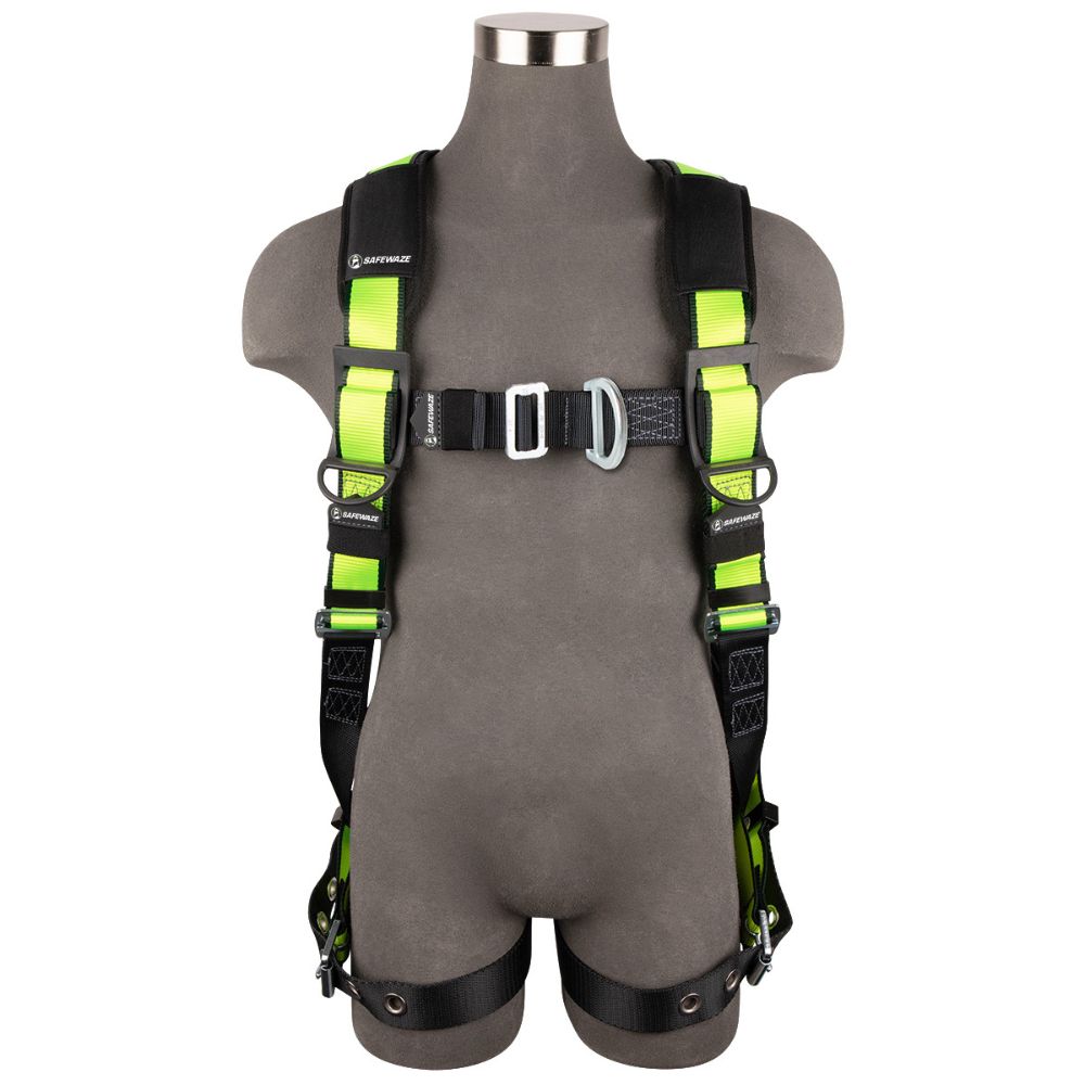 Safewaze FS185-FD-2X PRO Full Body Harness: 1D, MB Chest, FD, TB Legs, 2X