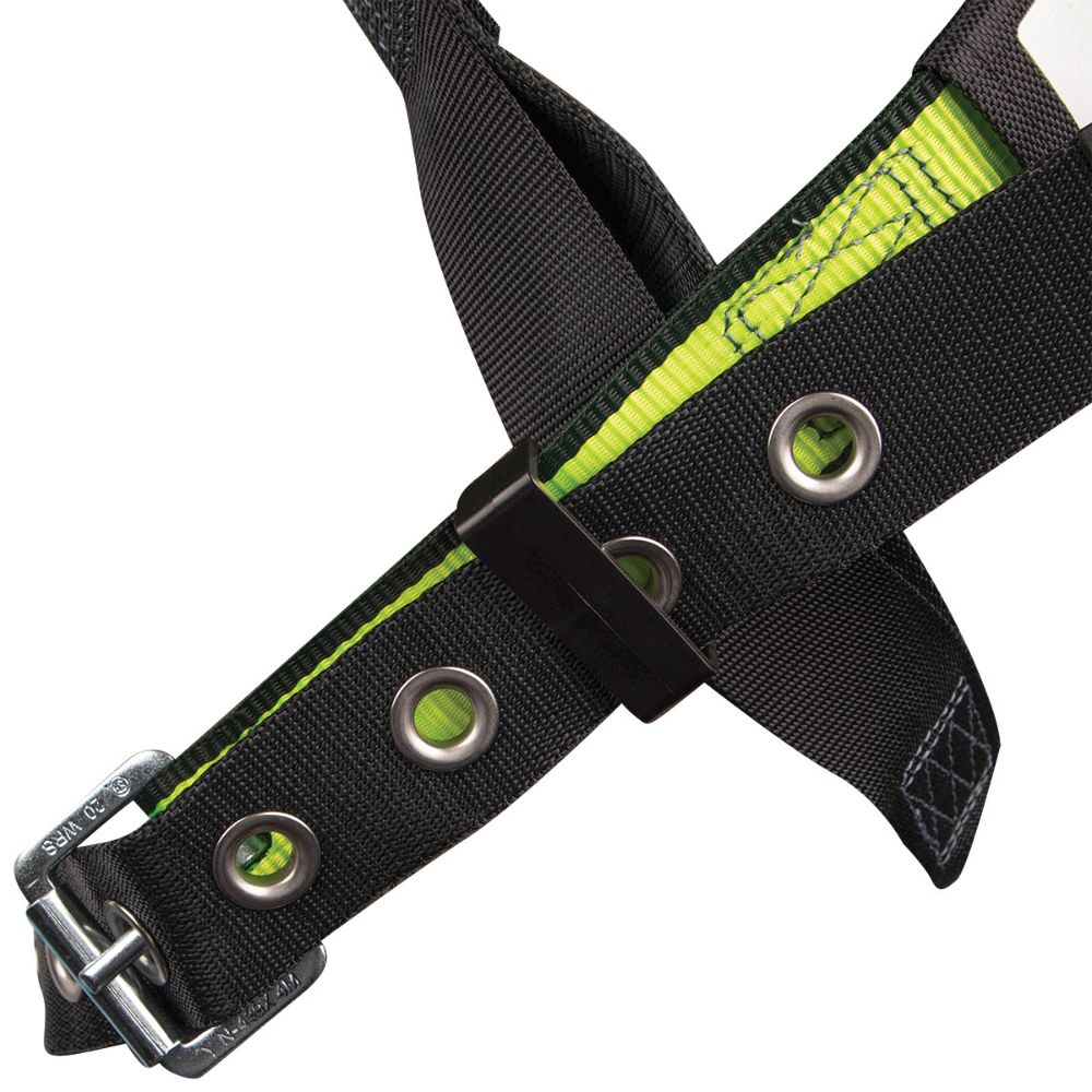 Safewaze FS185-FD-2X PRO Full Body Harness: 1D, MB Chest, FD, TB Legs, 2X - 6