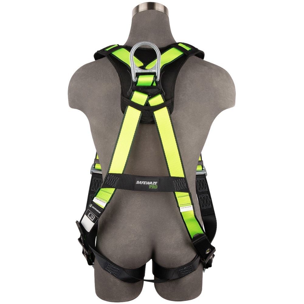 Safewaze FS185-FD-L/XL PRO Full Body Harness: 1D, MB Chest, FD, TB Legs, L/XL - 2