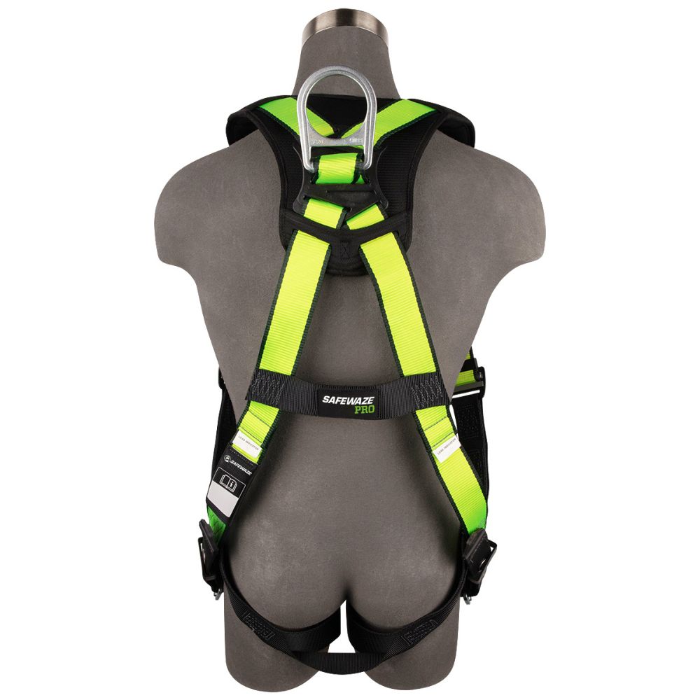 Safewaze FS185-QC-2X PRO Full Body Harness: 1D, QC Chest, TB Legs, 2X - 2