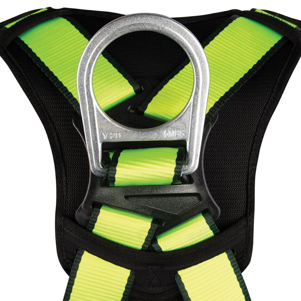 Safewaze FS185-QC-2X PRO Full Body Harness: 1D, QC Chest, TB Legs, 2X - 3