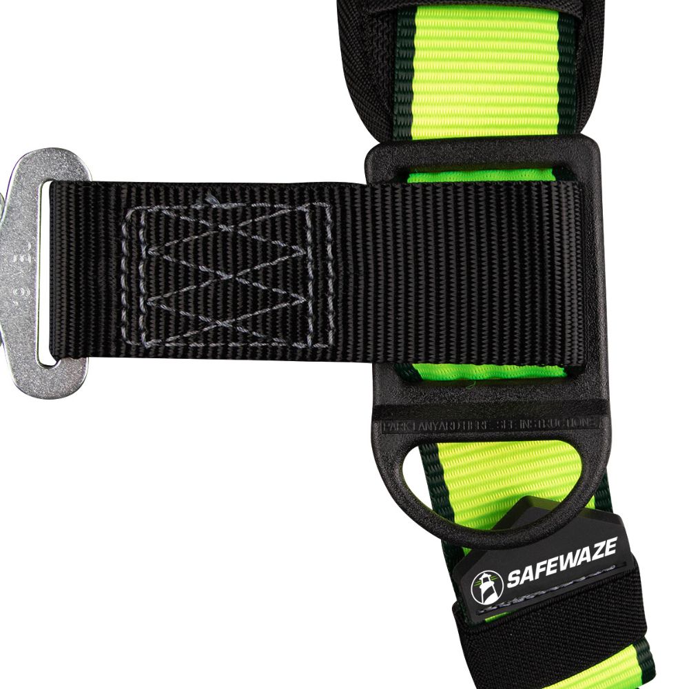 Safewaze FS185-QC-2X PRO Full Body Harness: 1D, QC Chest, TB Legs, 2X - 6