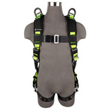 Safewaze FS185-R-2X PRO Full Body Retrieval Harness: 1D, Shoulder D, MB Chest, TB Legs, 2X