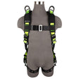 Safewaze FS185-R-3X PRO Full Body Retrieval Harness: 1D, Shoulder D, MB Chest, TB Legs, 3X