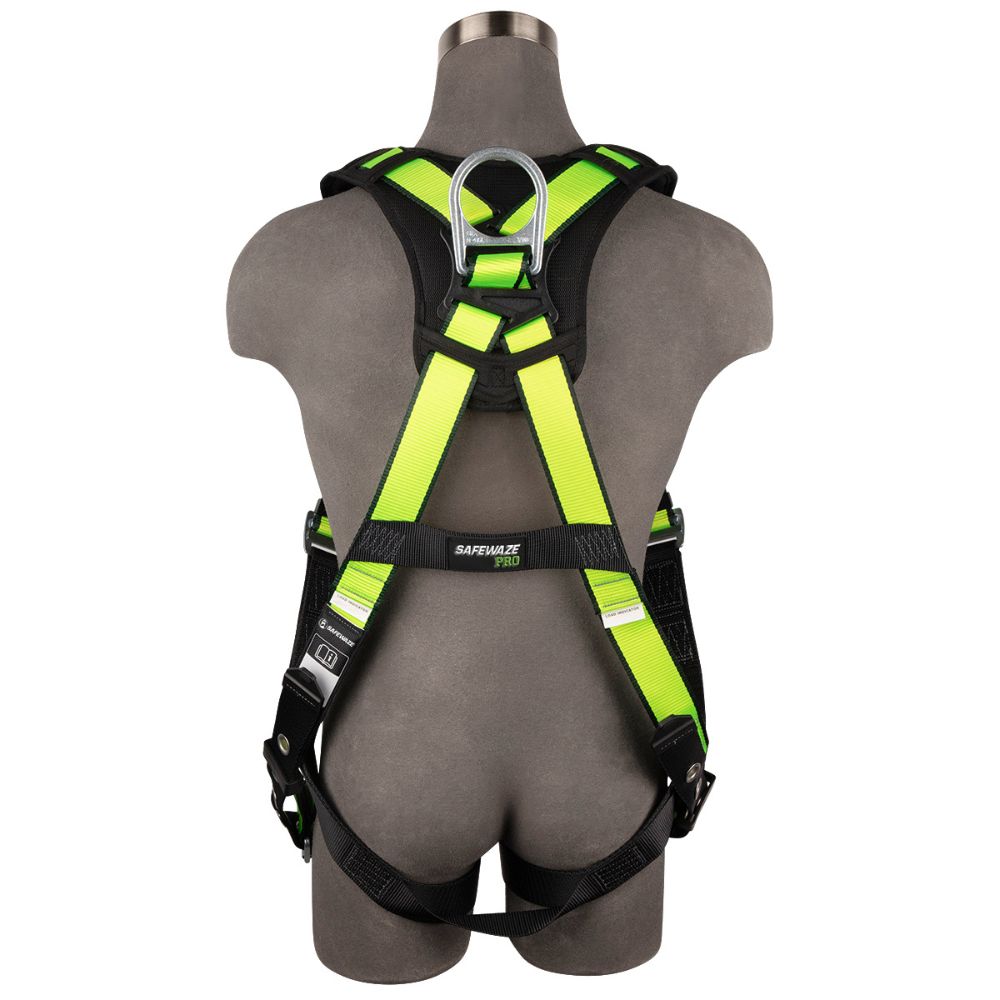 Safewaze FS185-XS PRO Full Body Harness: 1D, MB Chest, TB Legs, XS - 2