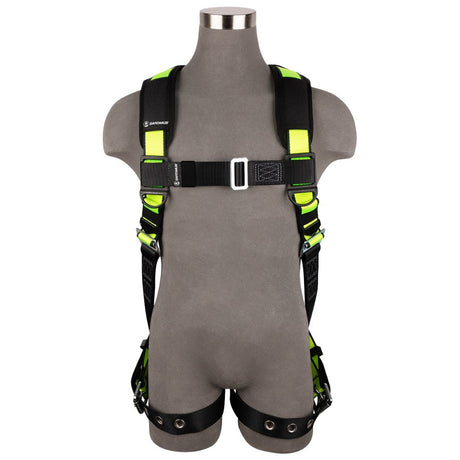 Safewaze FS185DL-2X PRO Full Body Harness: 1D, Dorsal Link, MB Chest, TB Legs, 2X