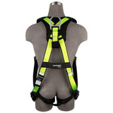 Safewaze FS185DL-2X PRO Full Body Harness: 1D, Dorsal Link, MB Chest, TB Legs, 2X - 2