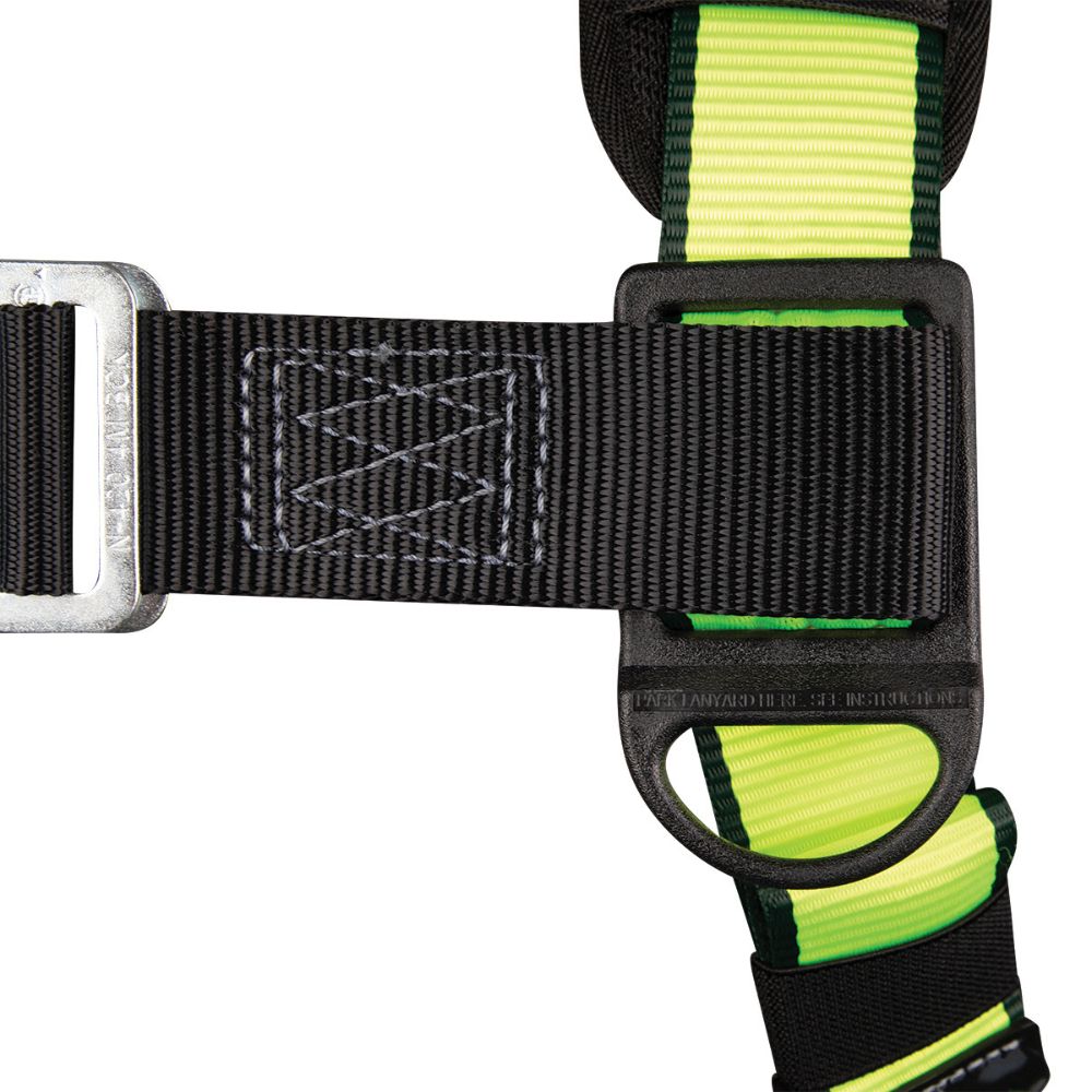 Safewaze FS185DL-2X PRO Full Body Harness: 1D, Dorsal Link, MB Chest, TB Legs, 2X - 4