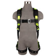 Safewaze FS185DL-L/XL PRO Full Body Harness: 1D, Dorsal Link, MB Chest, TB Legs, L/XL