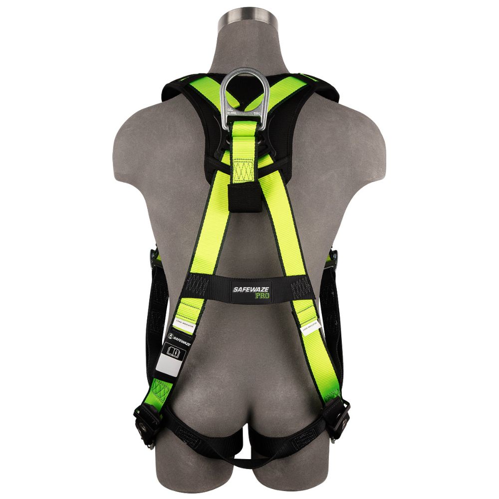 Safewaze FS185DL-L/XL PRO Full Body Harness: 1D, Dorsal Link, MB Chest, TB Legs, L/XL - 2