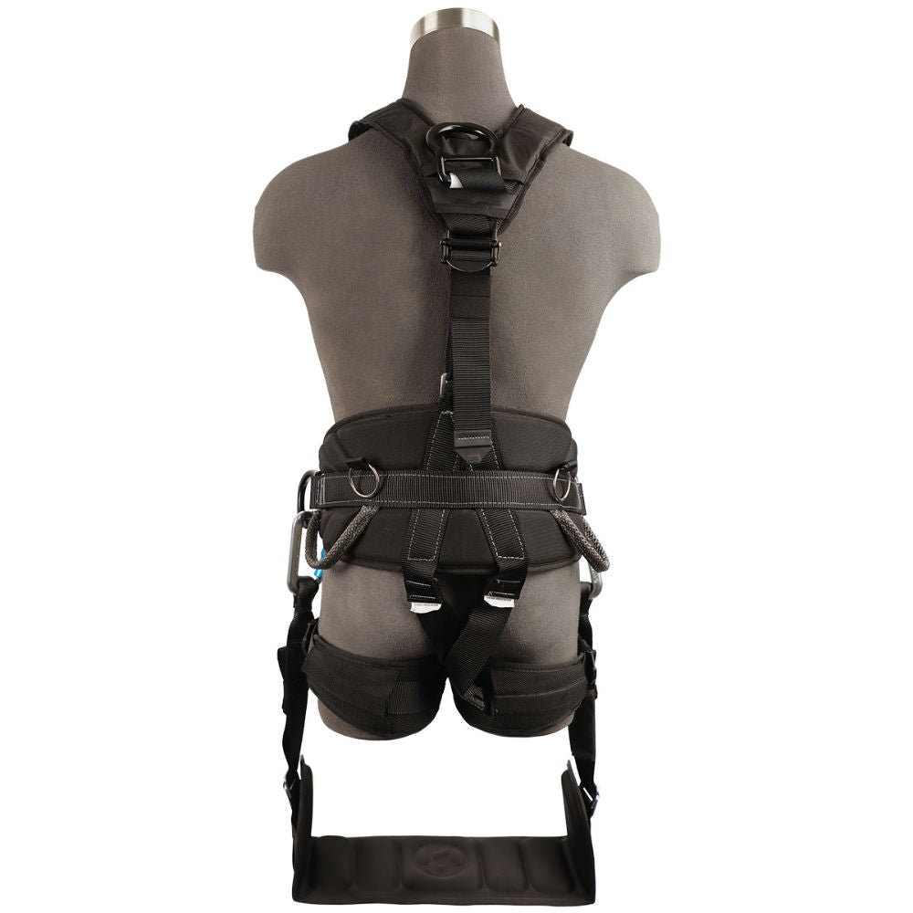 Safewaze FS227T-2X Wind & Tower Harness: Alu 5D, Removable Seat, Alu QC Legs, 2X - 2