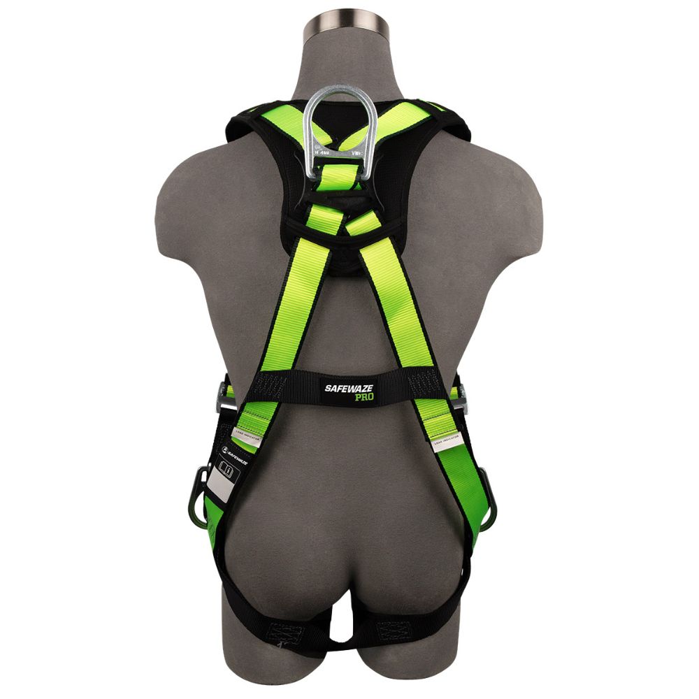 Safewaze FS281-2X PRO Full Body Harness: 3D, MB Chest/Legs, 2X - 2