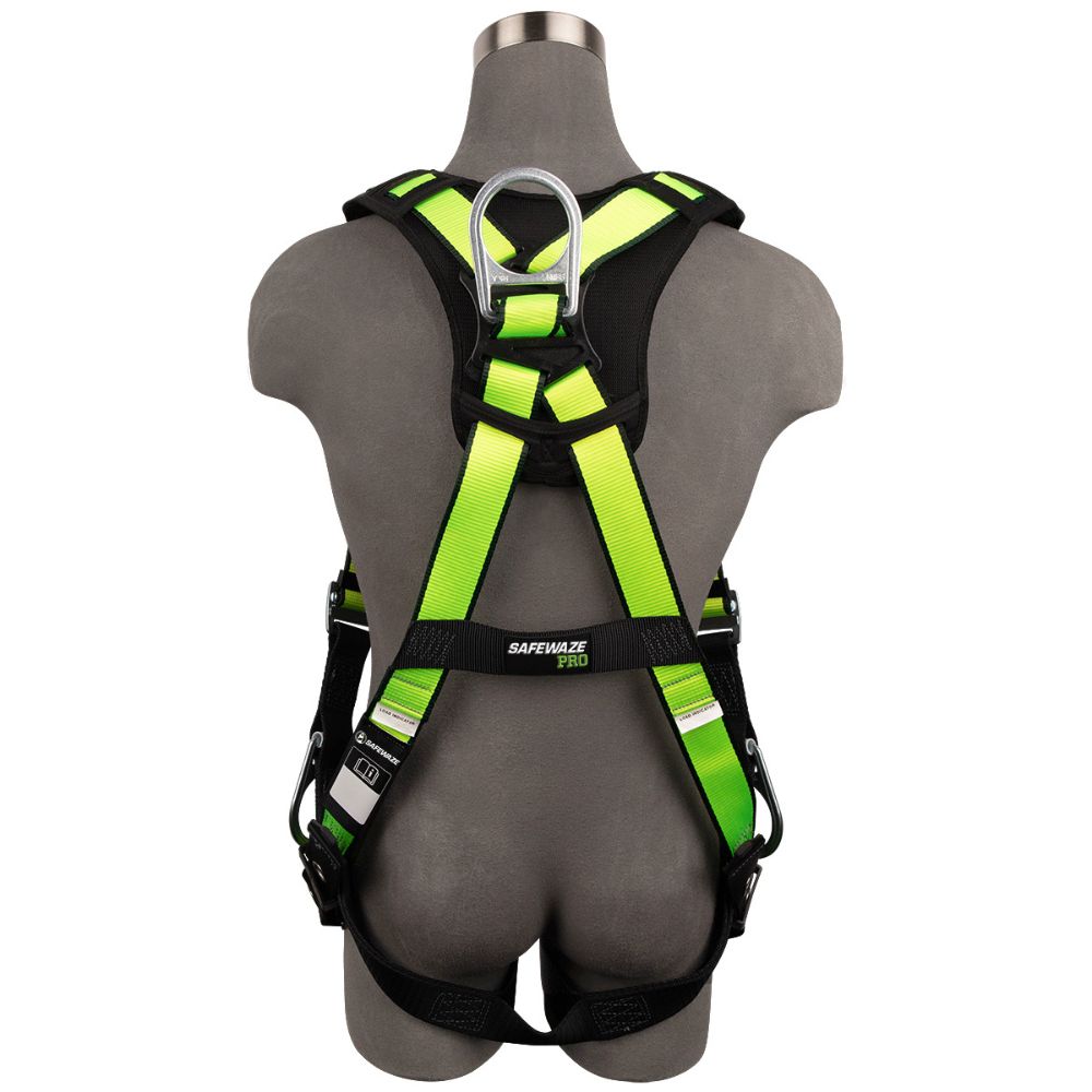 Safewaze FS285-3X PRO Full Body Harness: 3D, MB Chest, TB Legs, 3X - 2