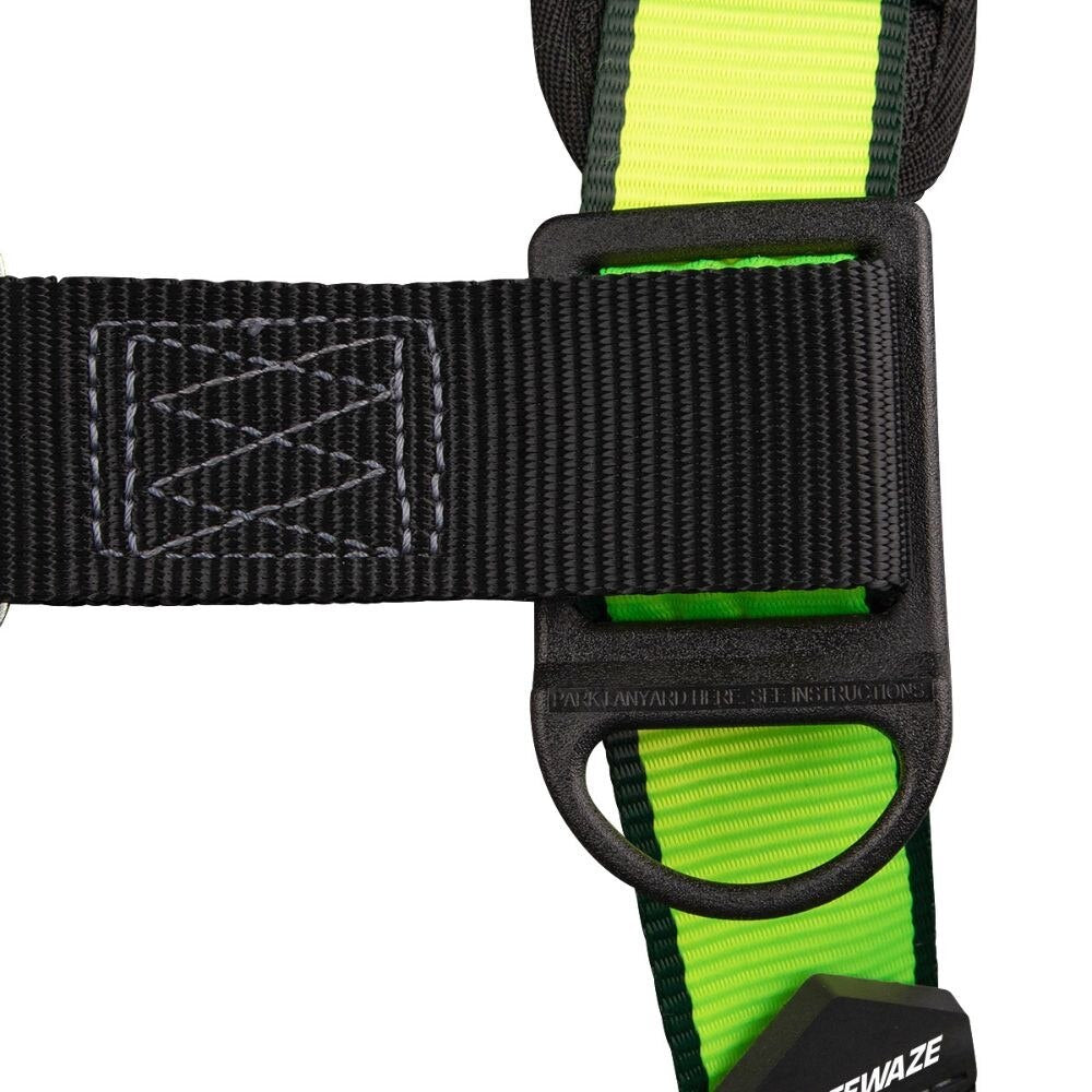 Safewaze FS285-3X PRO Full Body Harness: 3D, MB Chest, TB Legs, 3X - 7
